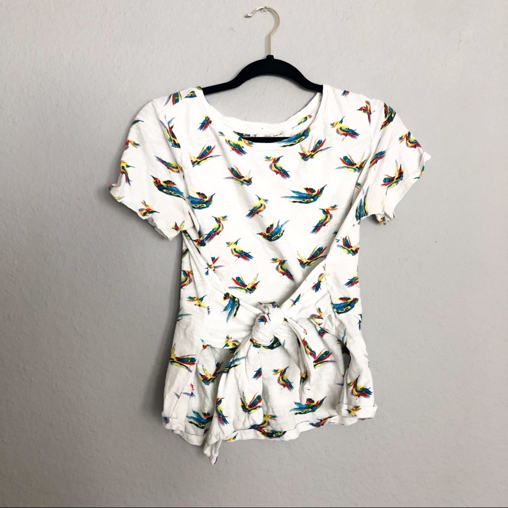 Anthropologie Wrap Style Blouse